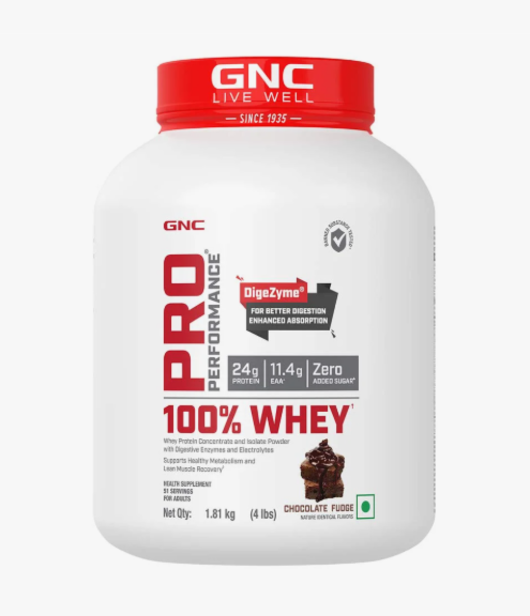 GNC 100 Chcocolate Fudge 1