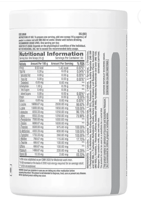 GNC EAA- Essential Amino Acids