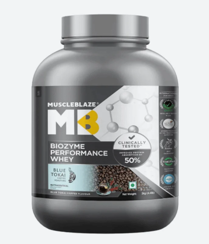 MuscleBlaze Biozyme Performance Whey Protein Powder
