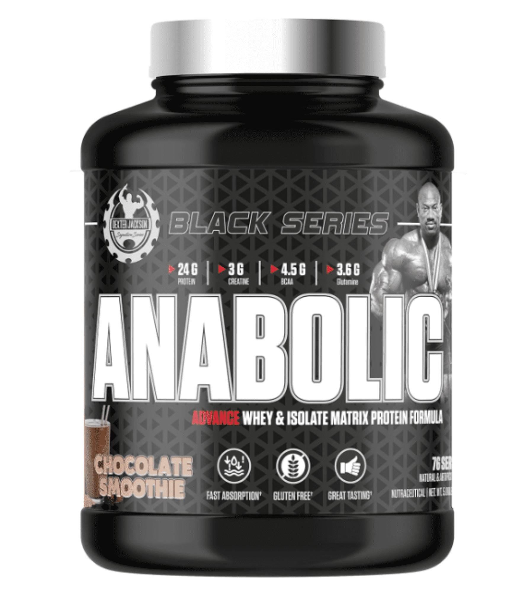 DJ Anabolic Whey 2kg Chocolate Smoothie Dexter Jackson Black Series Anabolic Advance Whey