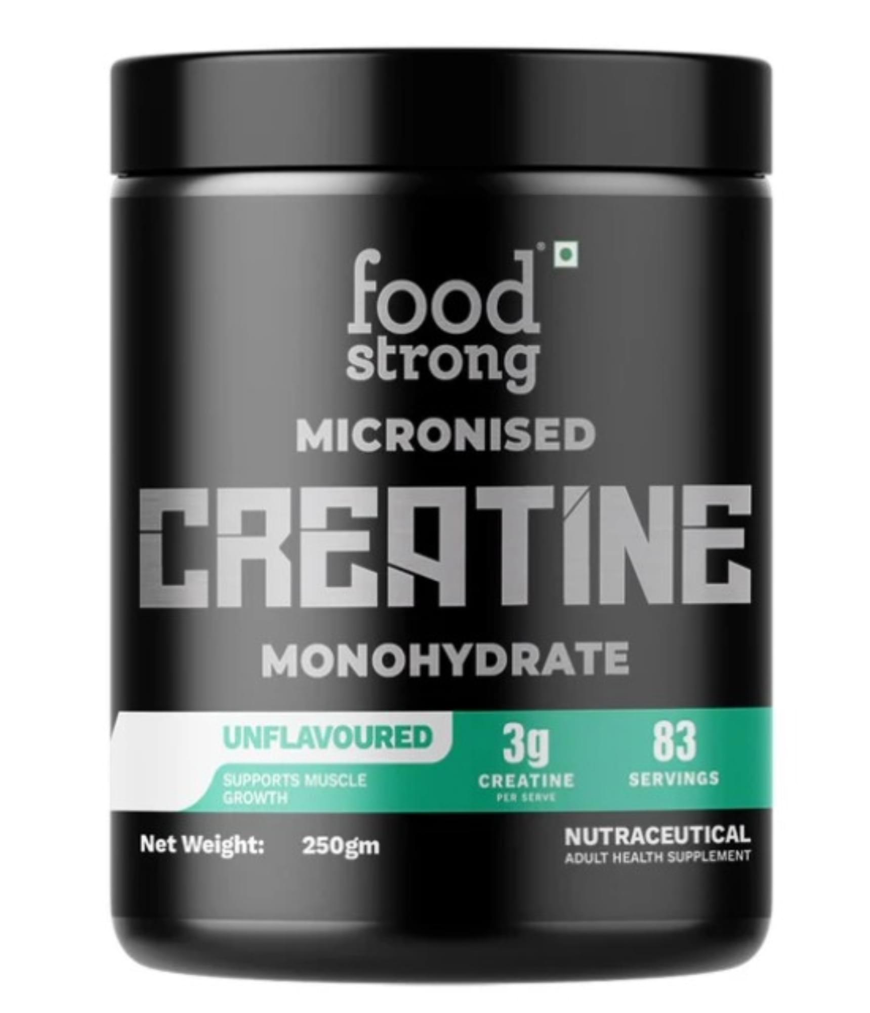 Food Strong Micronized Creatine Monohydrate